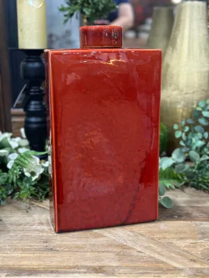 14.76” Vertical Rectangle Ceramic Vase