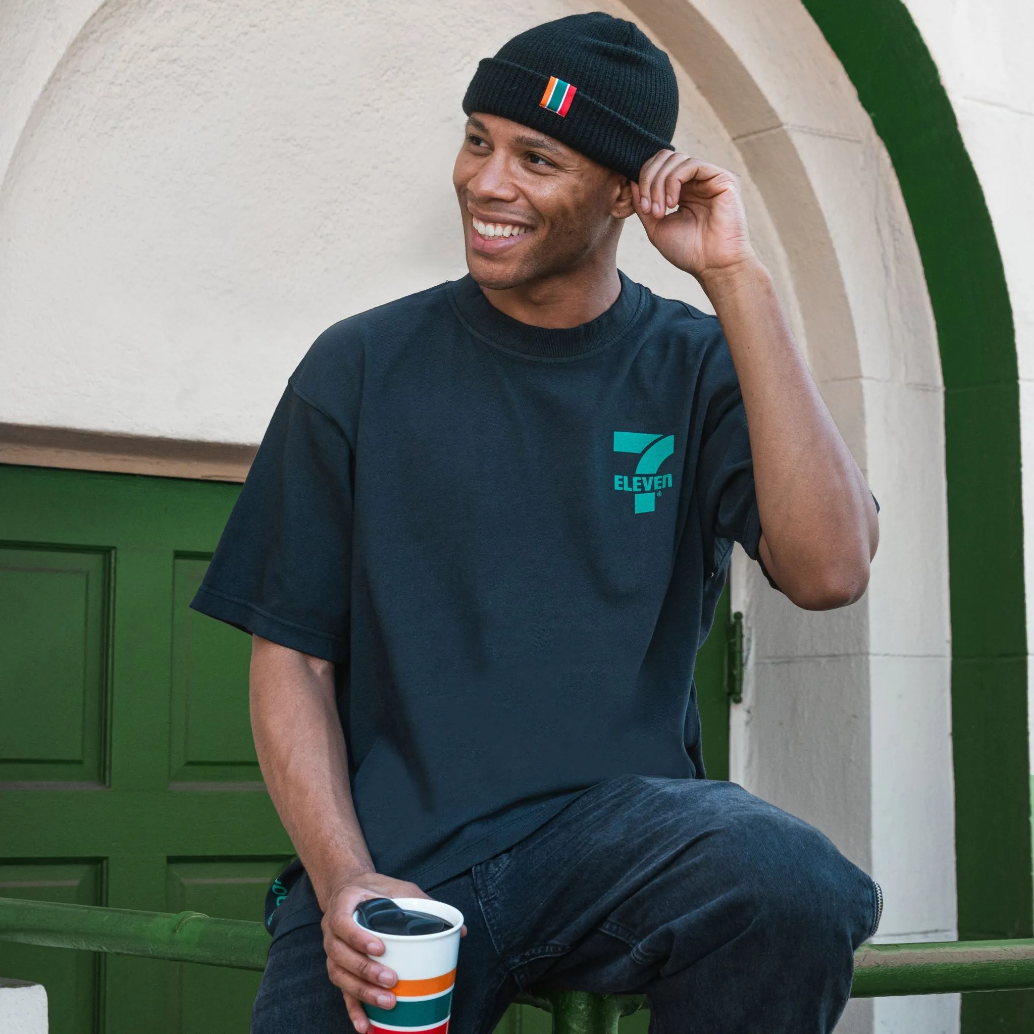 7-Eleven® Simple Stripes Beanie