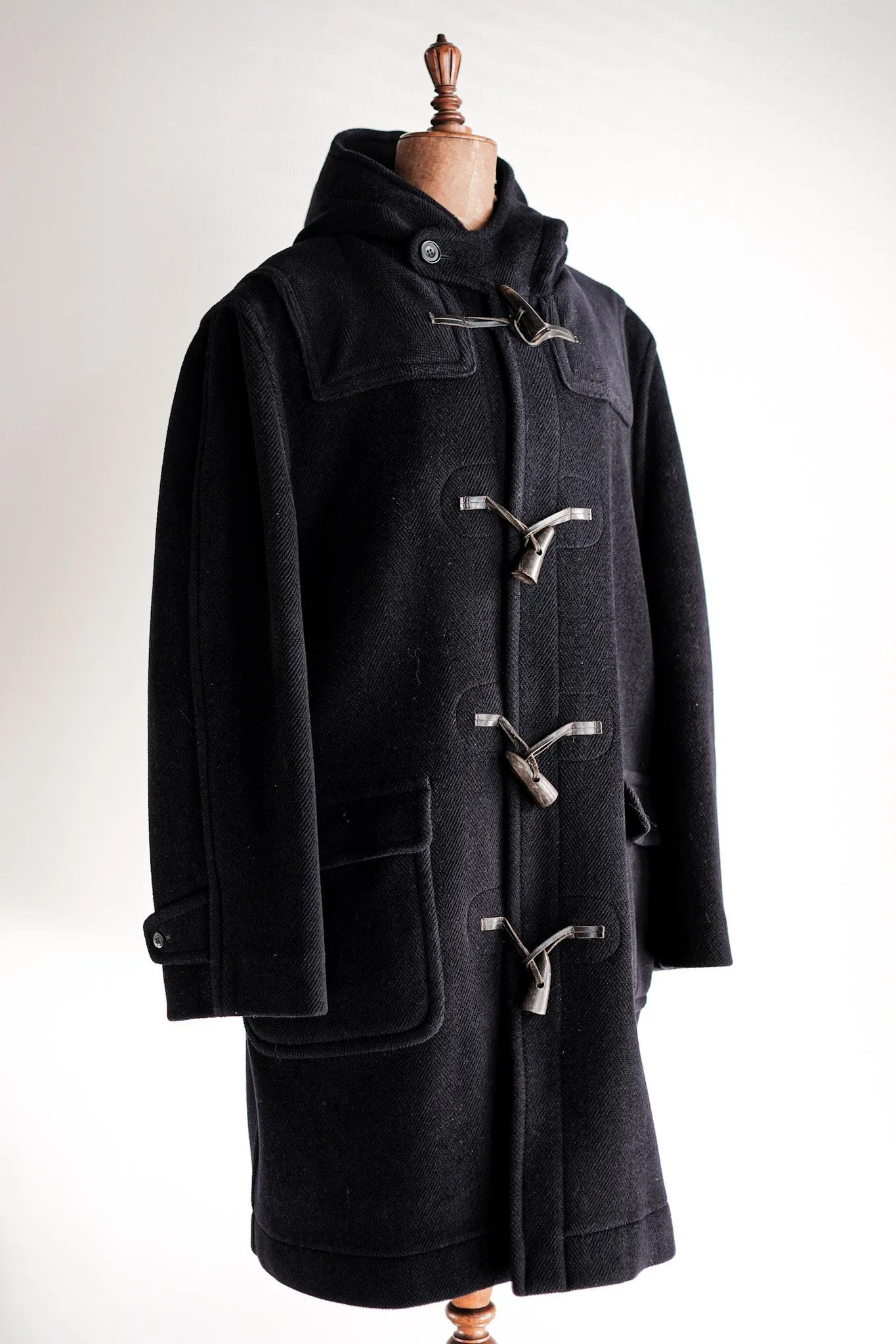 【~90's】Old INVERTERE Wool Duffle Coat Size.42 "Moorbrook"