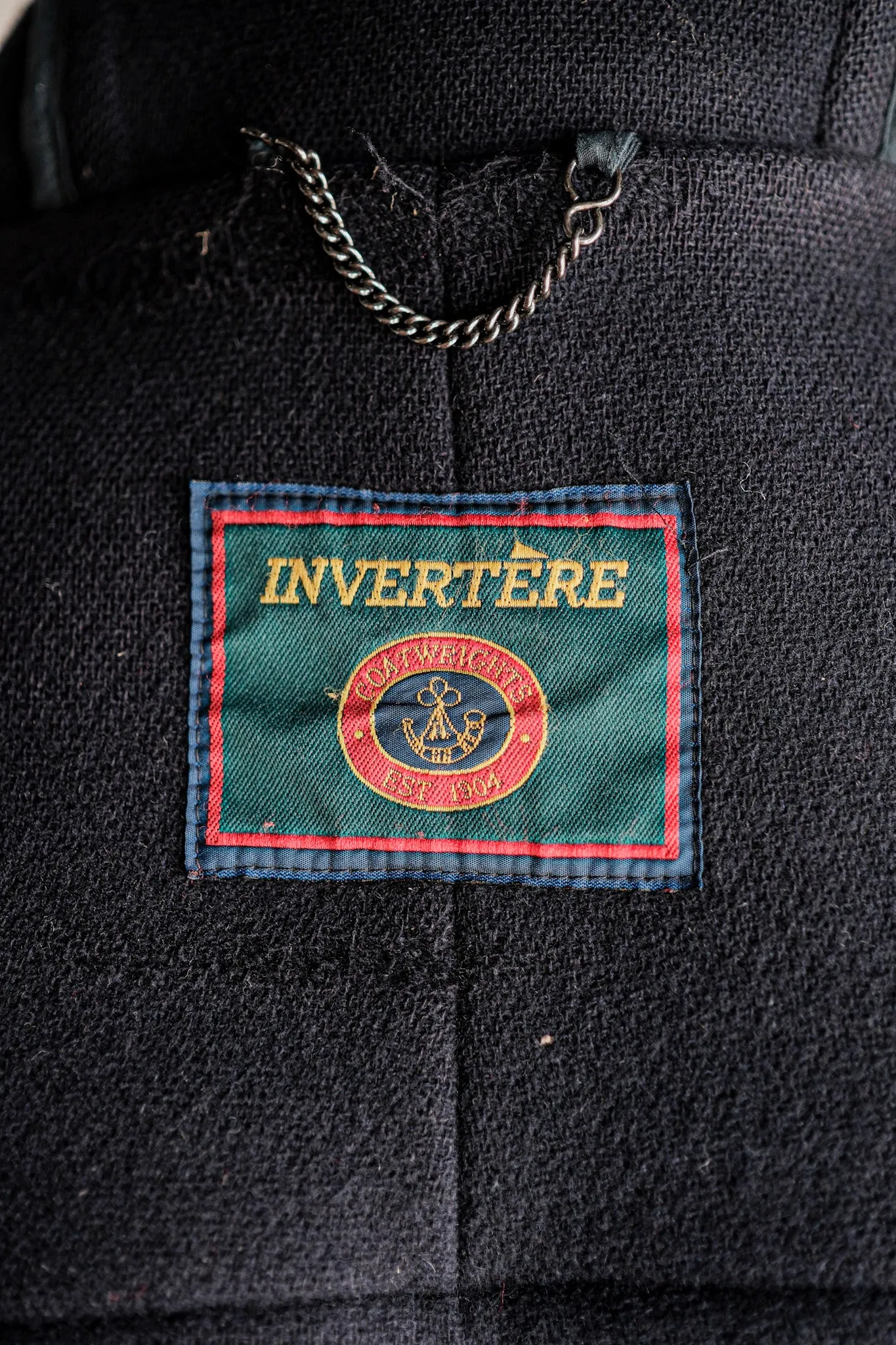 【~90's】Old INVERTERE Wool Duffle Coat Size.42 "Moorbrook"