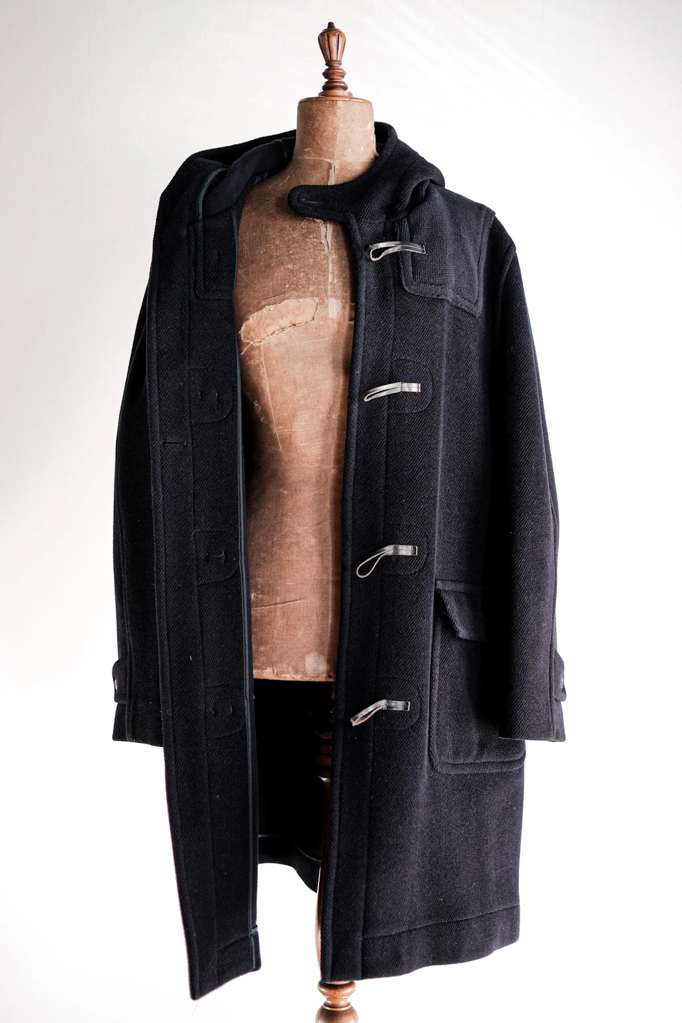 【~90's】Old INVERTERE Wool Duffle Coat Size.42 "Moorbrook"