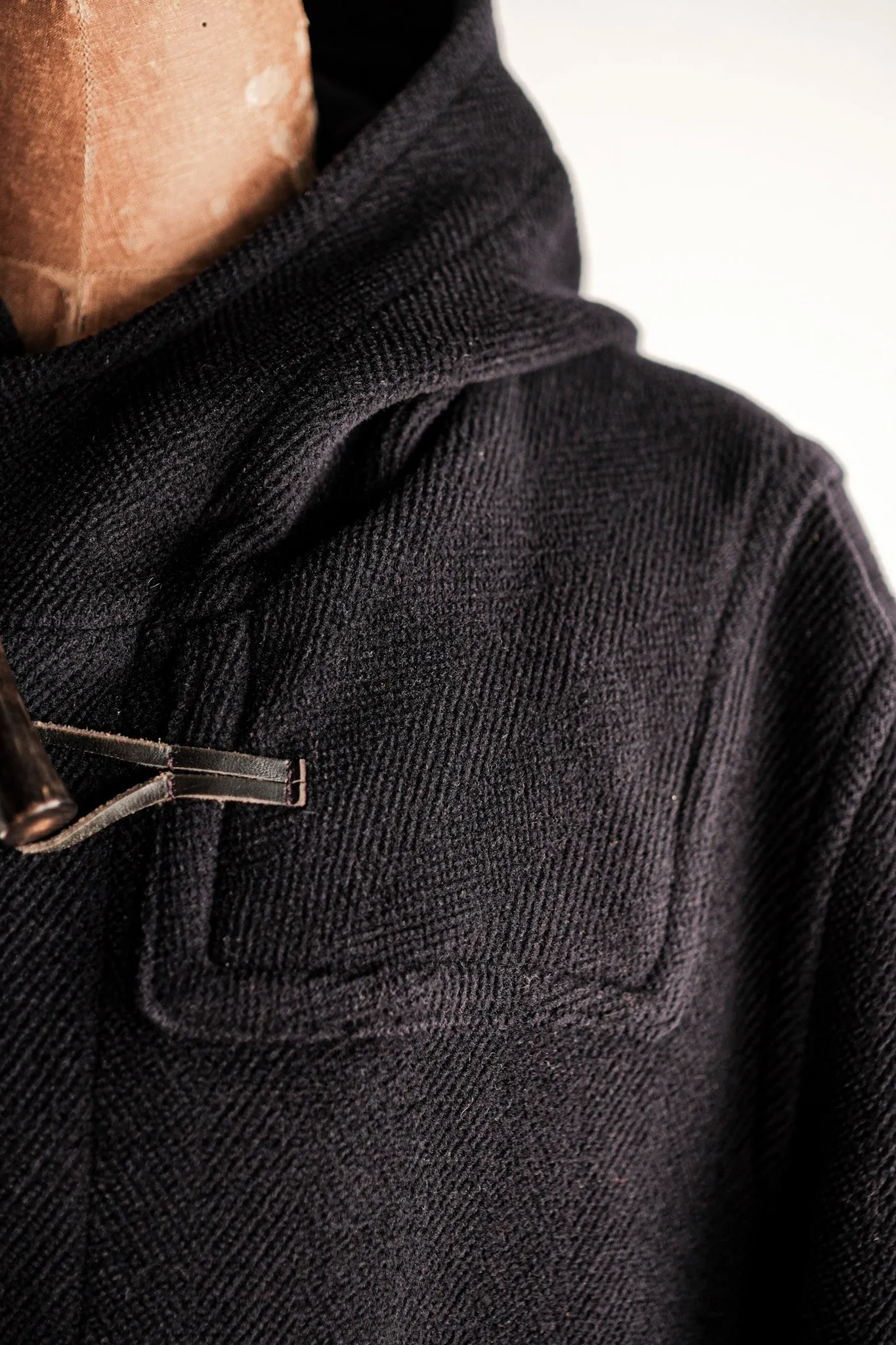 【~90's】Old INVERTERE Wool Duffle Coat Size.42 "Moorbrook"