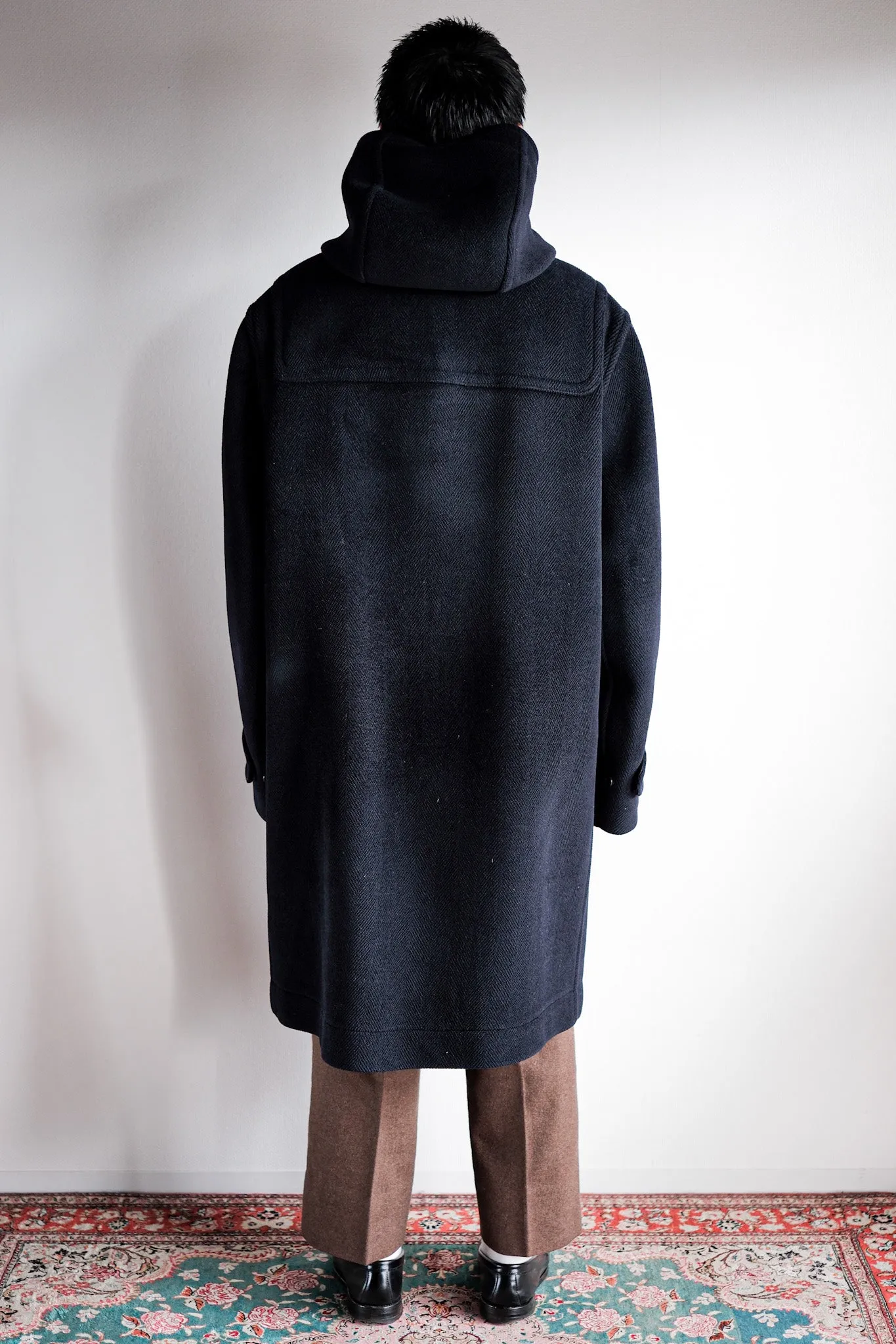 【~90's】Old INVERTERE Wool Duffle Coat Size.42 "Moorbrook"