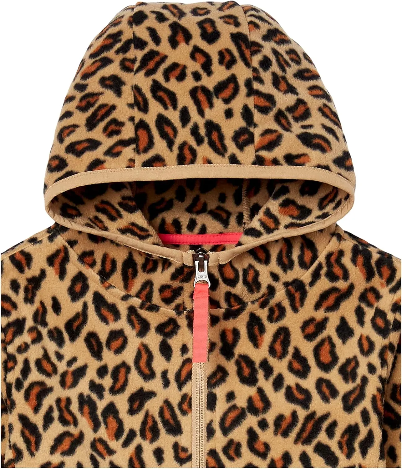 Amazon Essentials Girls and Toddlers' Polar Fleece Full-Zip Hooded Lightweight Jacket