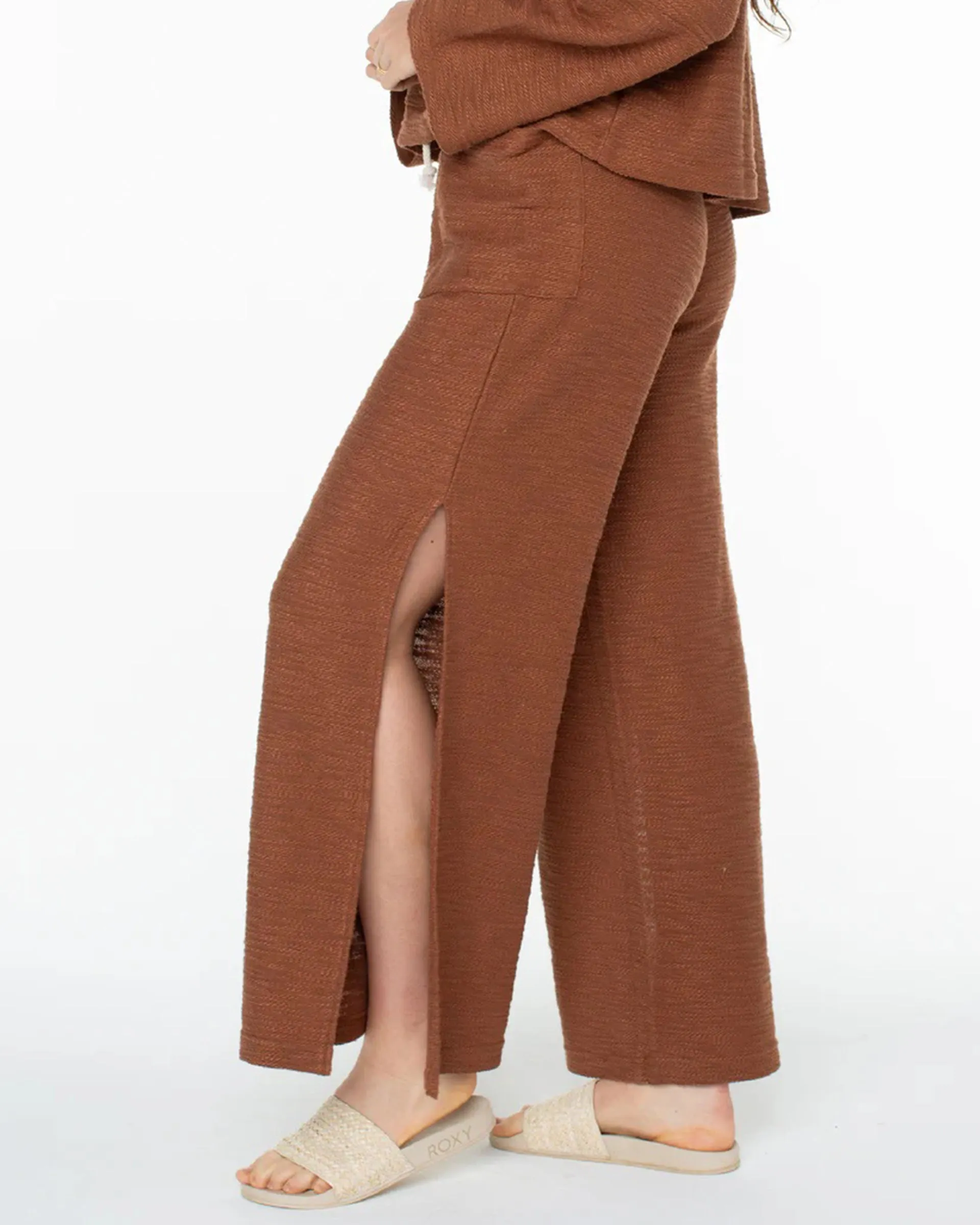 Beach Breeze Slide-Slit Wide Leg Pants