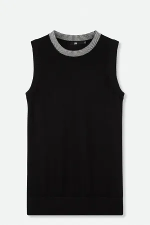 BRIELLE SLEEVELESS TANK IN FINE GAUGE CASHMERE