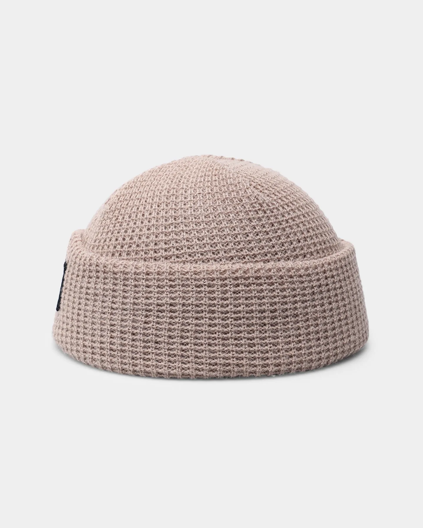 Carré Script Waffle Beanie Stone