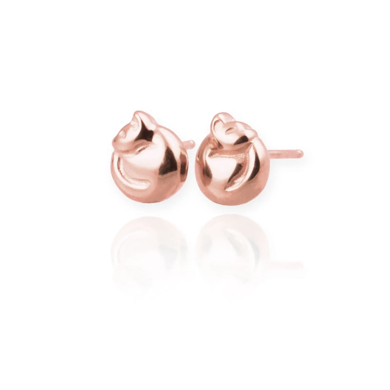 Cat Stud Earrings
