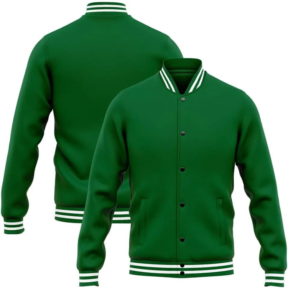 Custom Varsity Jacket for Men Women and Youth with Personalized Letterman Jacket Printed Name, Number and Logo