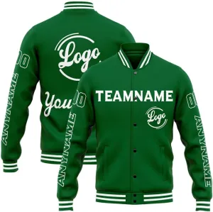 Custom Varsity Jacket for Men Women and Youth with Personalized Letterman Jacket Printed Name, Number and Logo