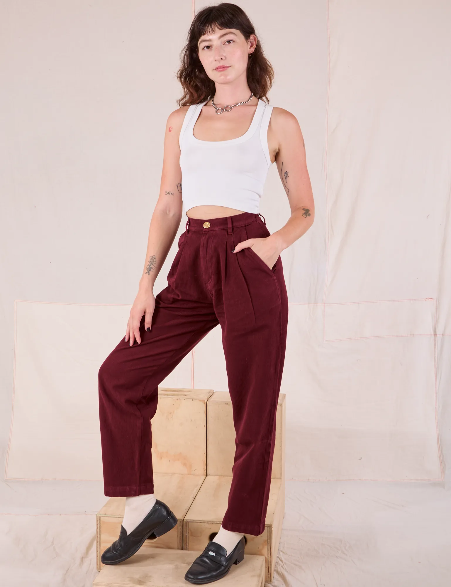 Heritage Trousers - Red Wine