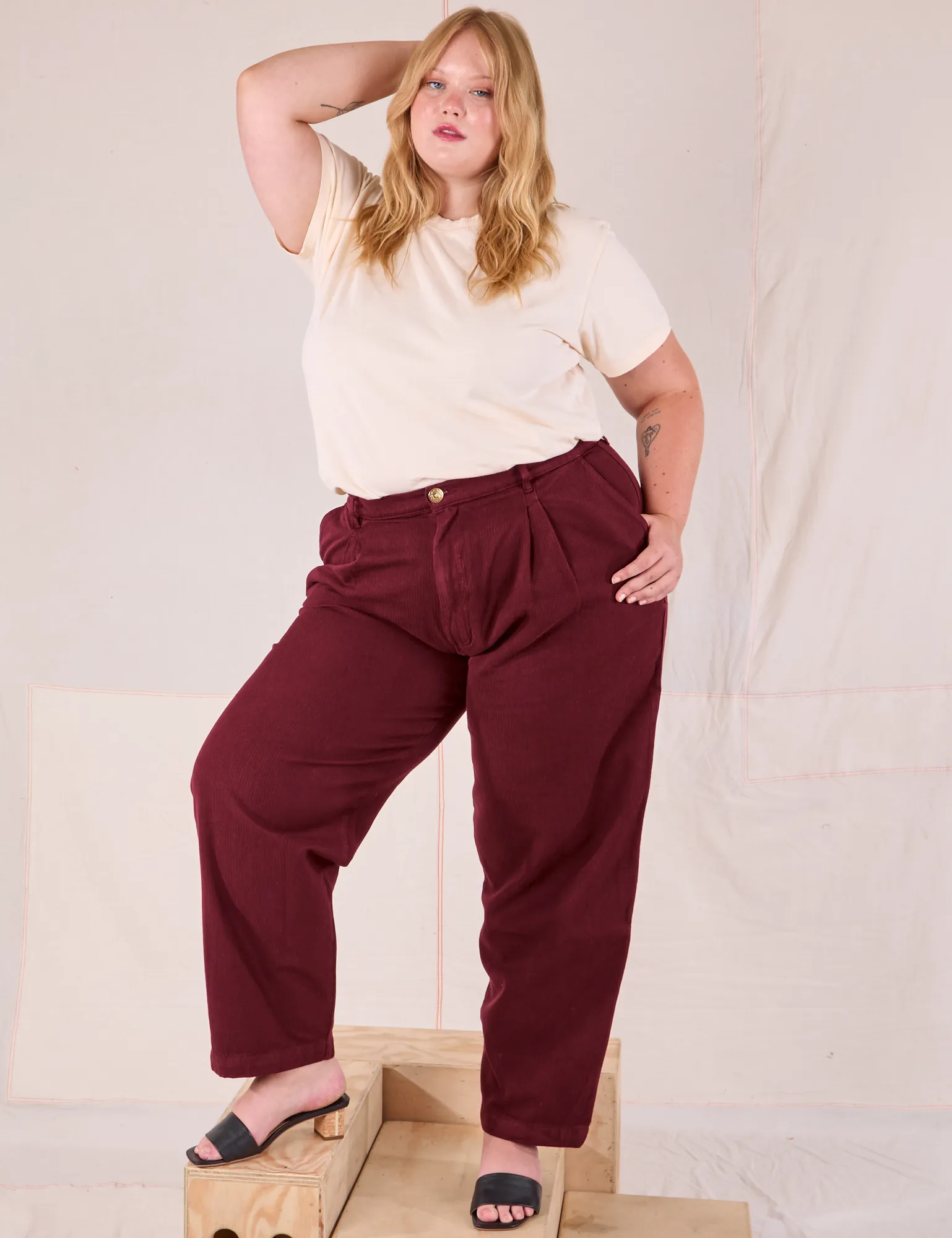 Heritage Trousers - Red Wine