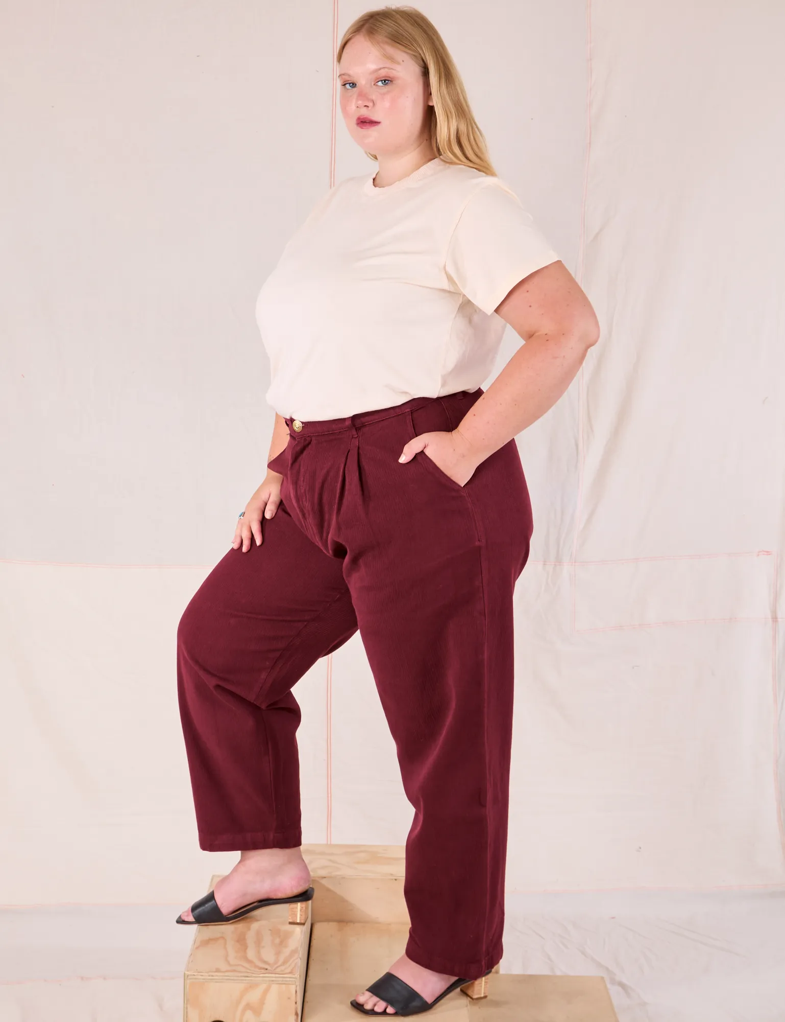 Heritage Trousers - Red Wine