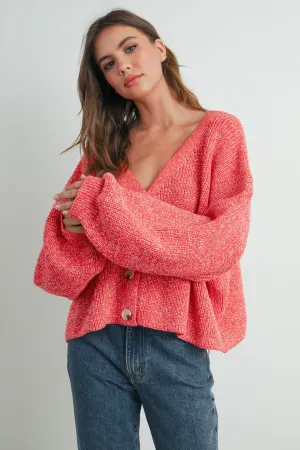 Iyla V-Neck Button Down Long Sleeve Cardigan
