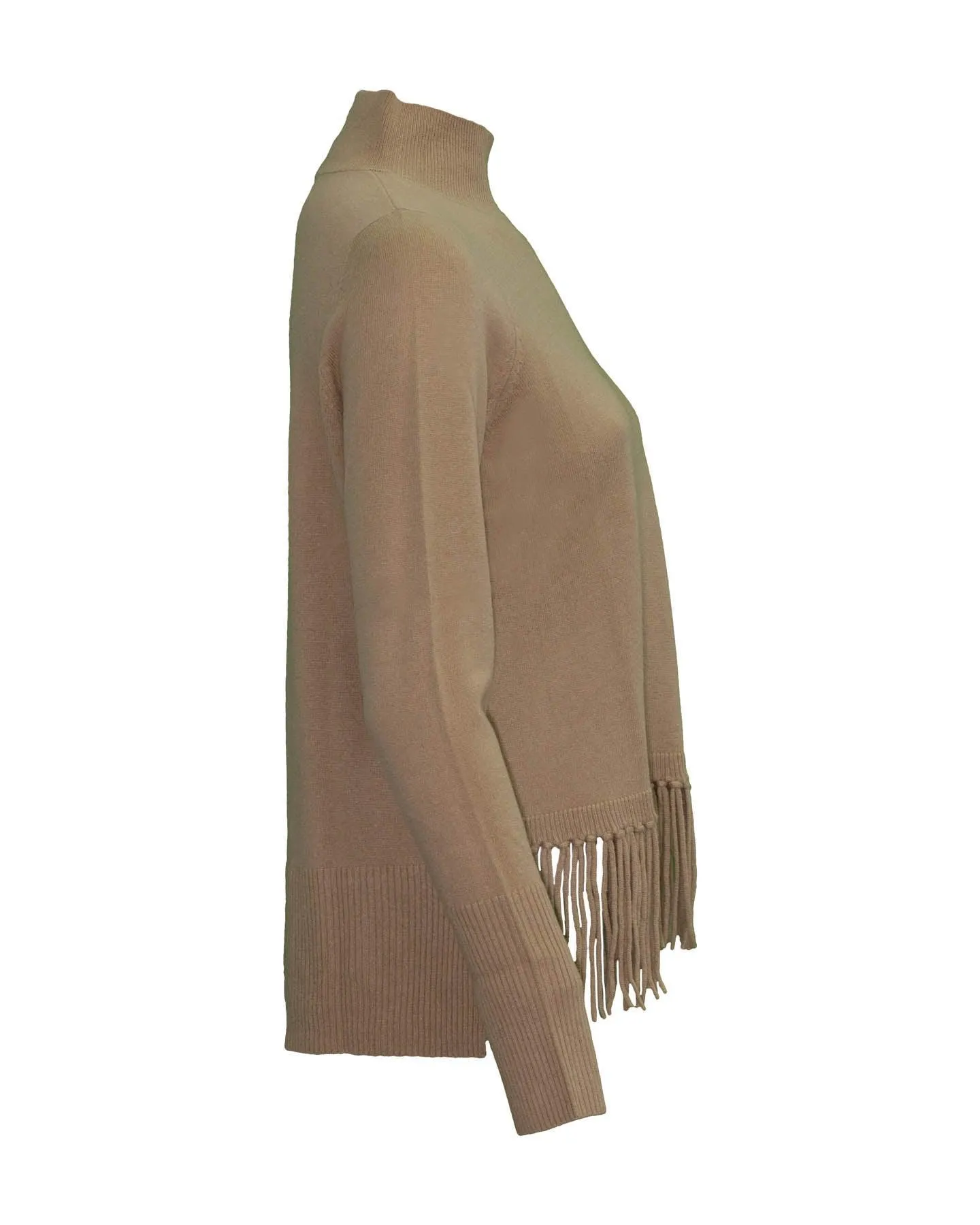 Mock Fringe Pullover