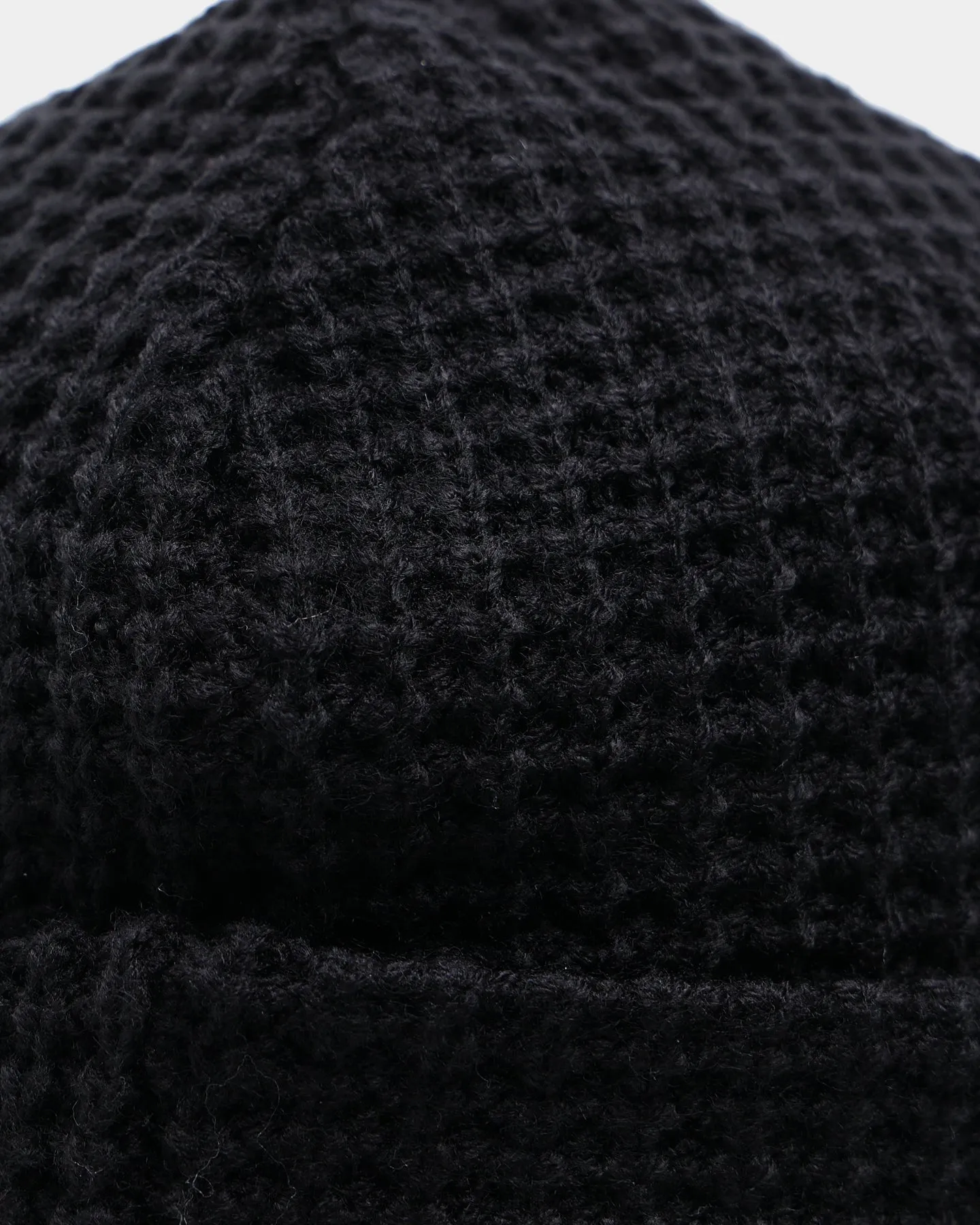 Stussy Trademark Waffle Beanie Black